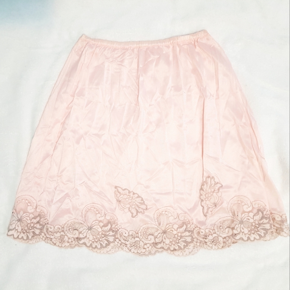 Vintage lace slip lingerie